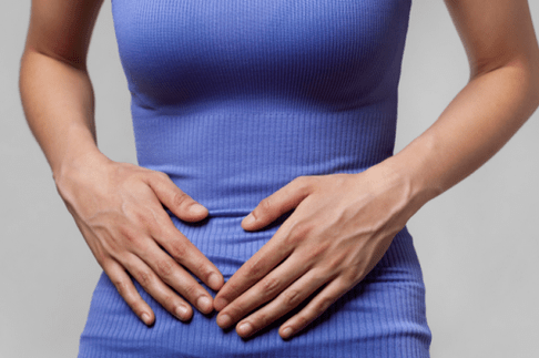 stomachache with worms in the body
