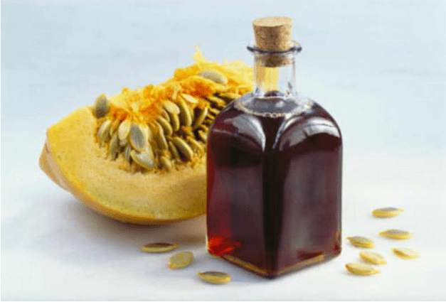 Pumpkin oil from worms